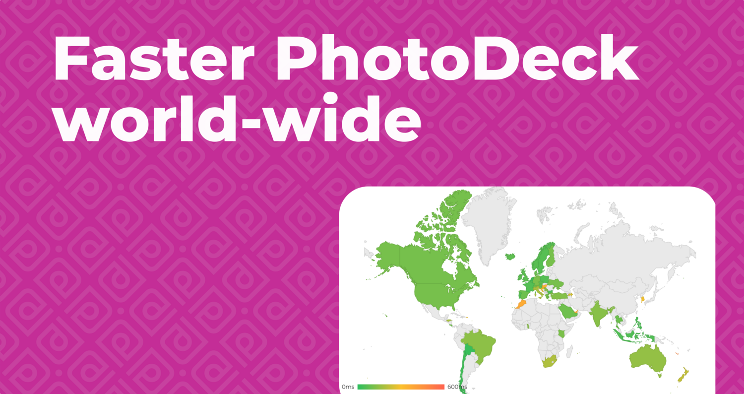 Faster photodeck
