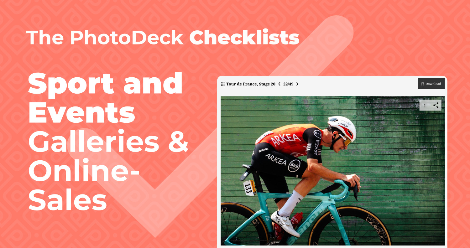 Checklist sport events