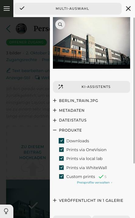 Beispiel einer Bildbestellung