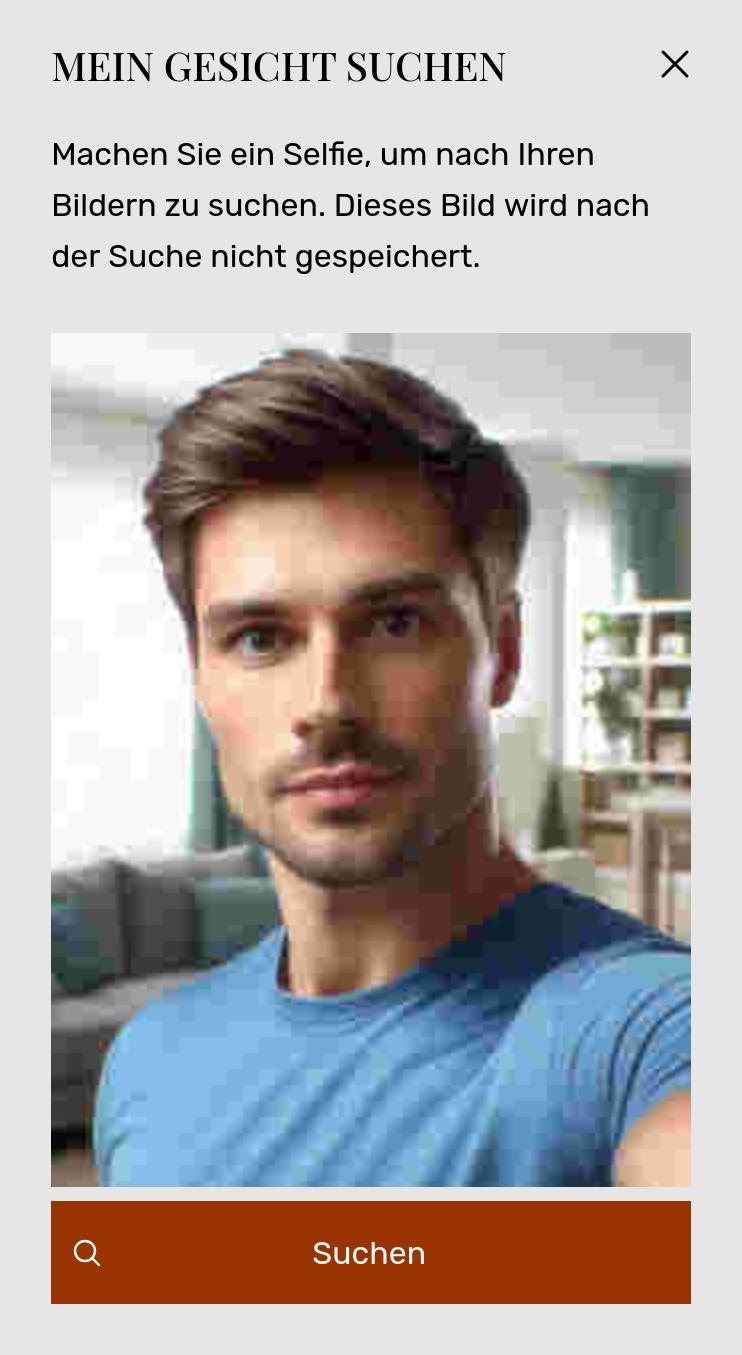 Selfie-Suche macht es einfach und macht Spaß, die eigenen Bilder zu finden
