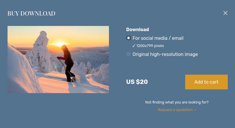 Selling photo as products