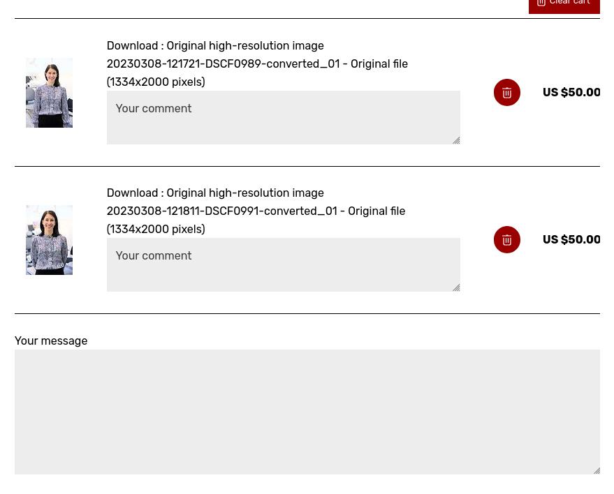 Pricing profiles order messages