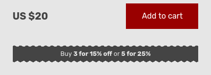 Pricing profiles qty discount price mobile