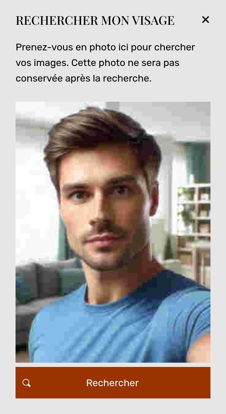 Public website selfie search3