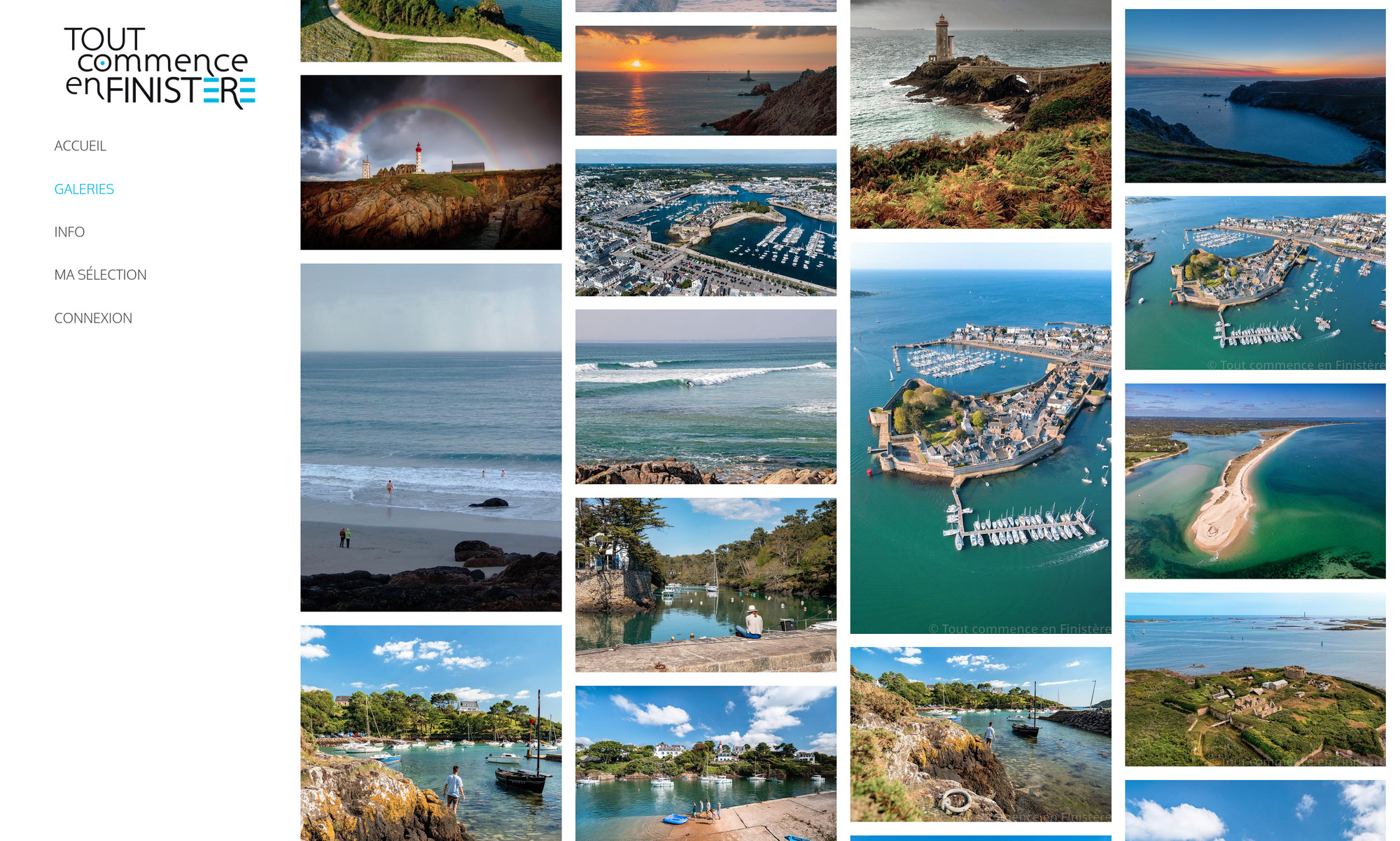 Le portail de la photothèque d’une agence de développement touristique