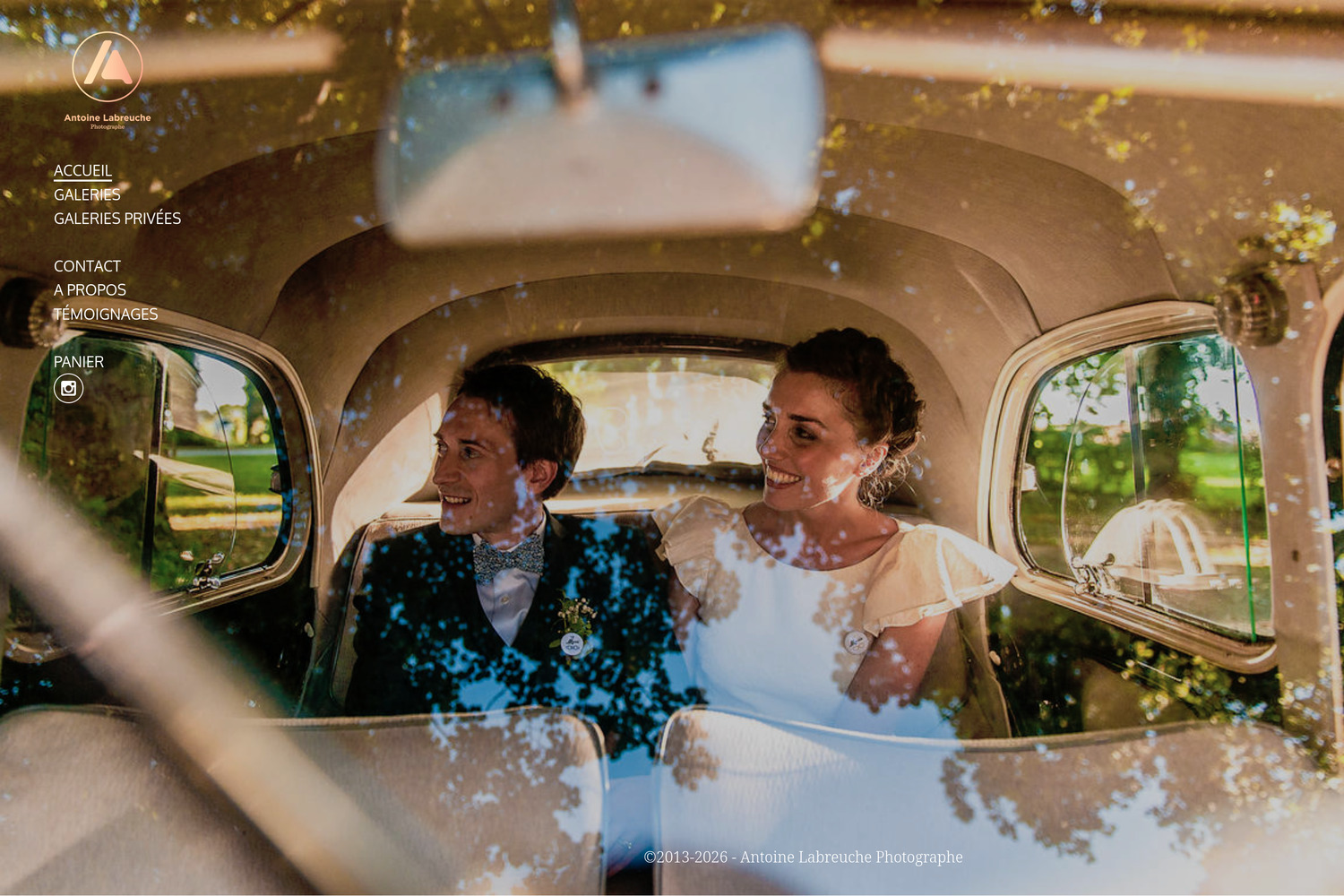 Un site web créé avec PhotoDeck